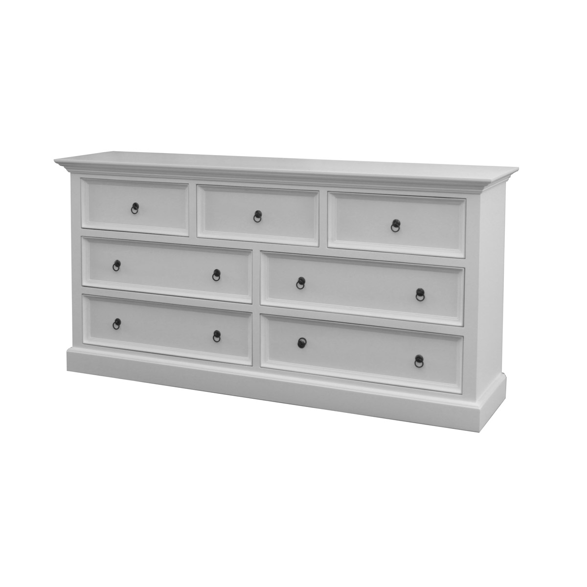 White 7-Drawer Dresser